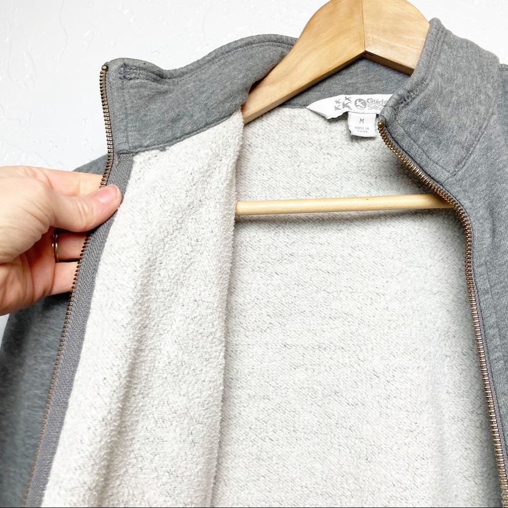 Guide series grey zip up sweatshirt M - Picture 4 of 7